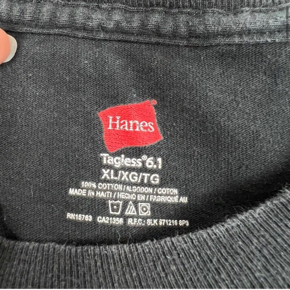 Zig Zag Slow Burning T-shirt Hanes XL - Picture 4 of 4